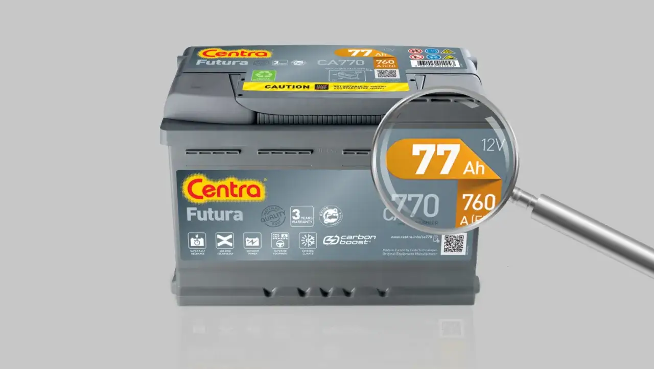 Akumulator Centra Futura 77 Ah. 